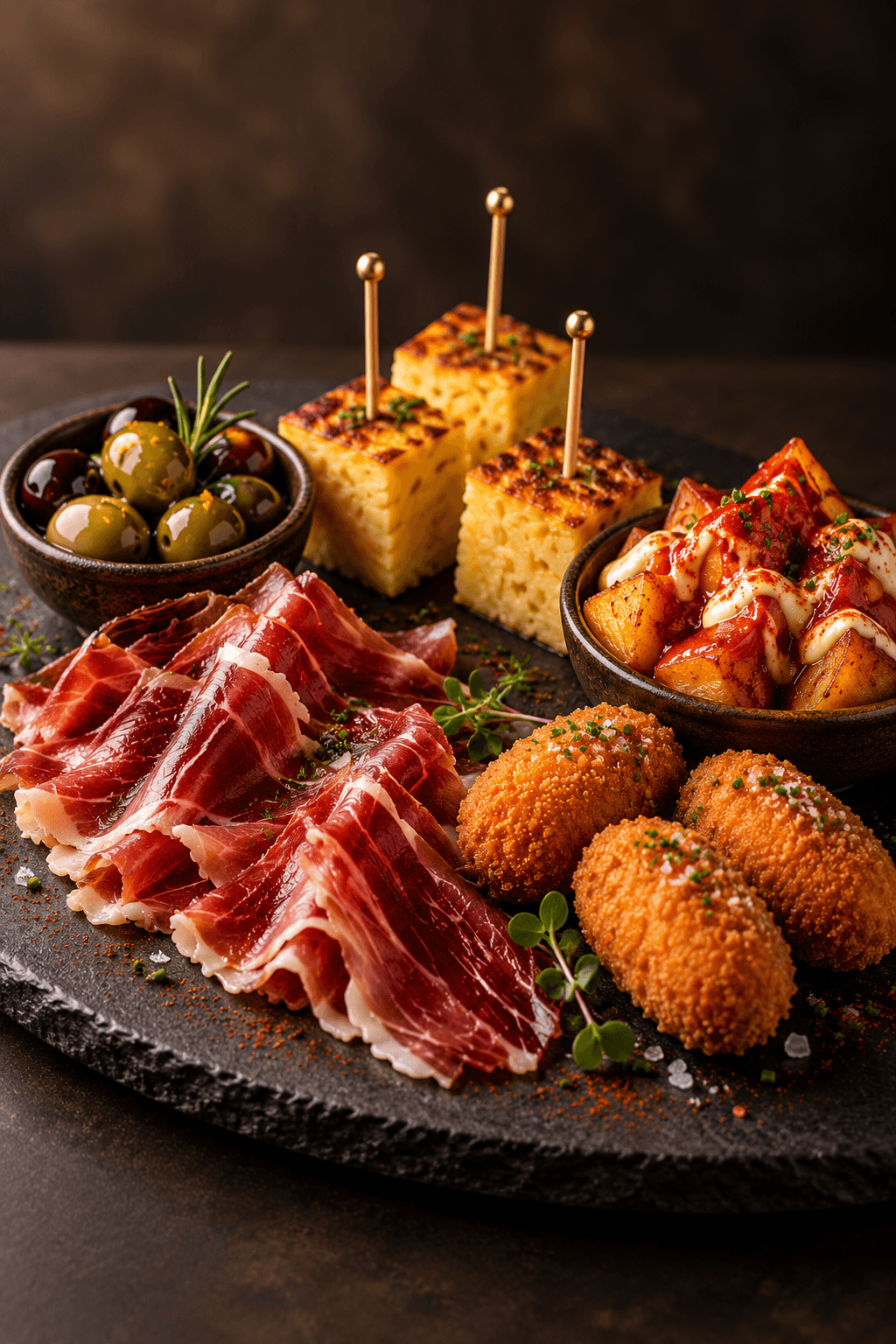 Selección de tapas españolas